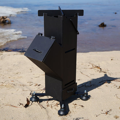 Woodeze Portable Small Black Rocket Stove