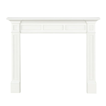 56" Jim MDF Fireplace Mantel by Pearl Mantels - White Paint Finish
