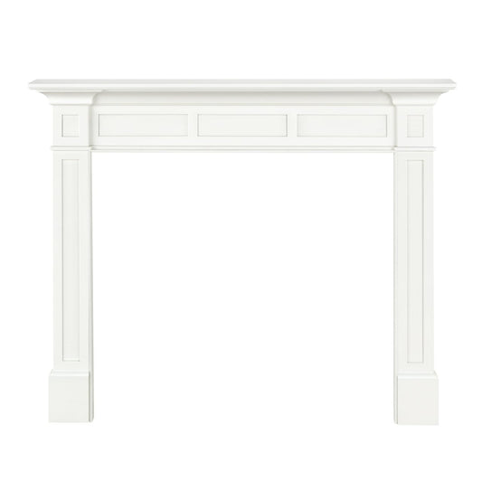 56" Jim MDF Fireplace Mantel by Pearl Mantels - White Paint Finish