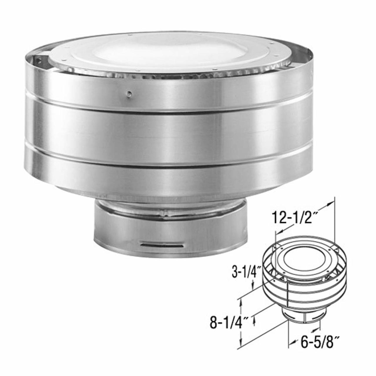 4''x6 5/8'' DirectVent Pro Aluminum Termination Cap – Northline