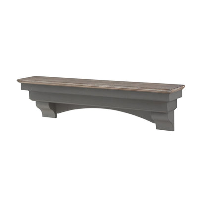 48" Hadley Fireplace Shelf by Pearl Mantels - Cottage Distressed Finish