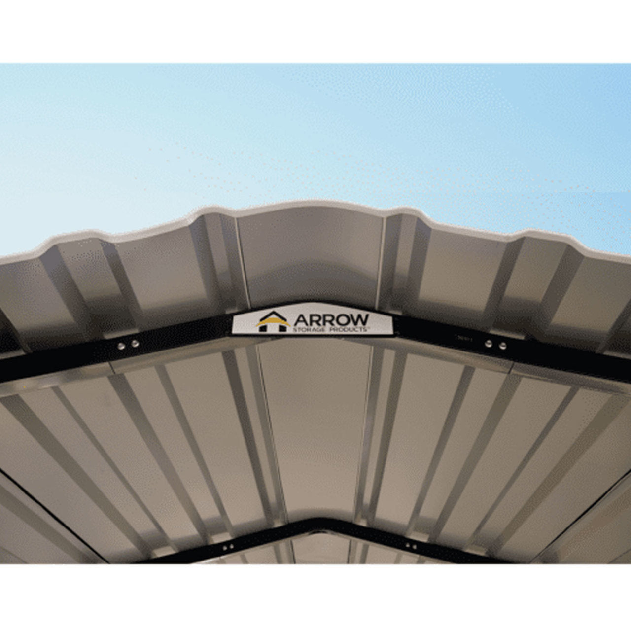 Arrow Carport 12 x 24 x 7 Ft. - Eggshell