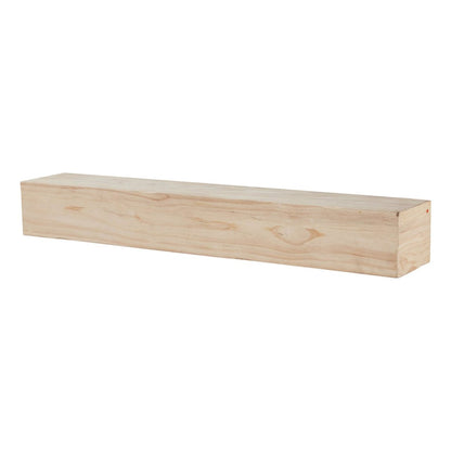 60" Lexington Fireplace Shelf by Pearl Mantels - Rustic Distressed, Unfinished