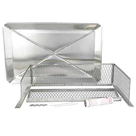 17" x 41" HomeSaver Stainless Multi-Flue Knock-Down Cap 8" High