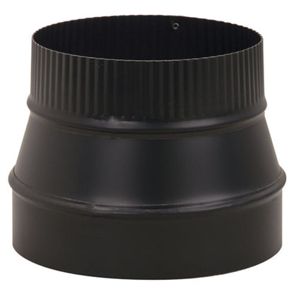 8" to 6" 24-Ga. Snap-Lock Black Reducer