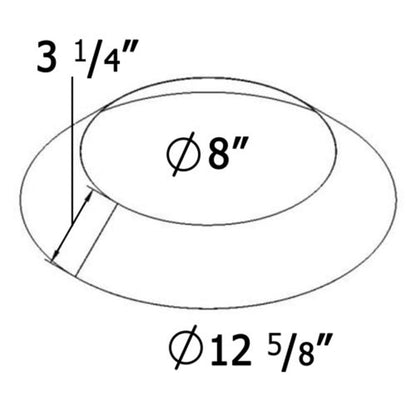 Shasta Vent 6 Inch Storm Collar