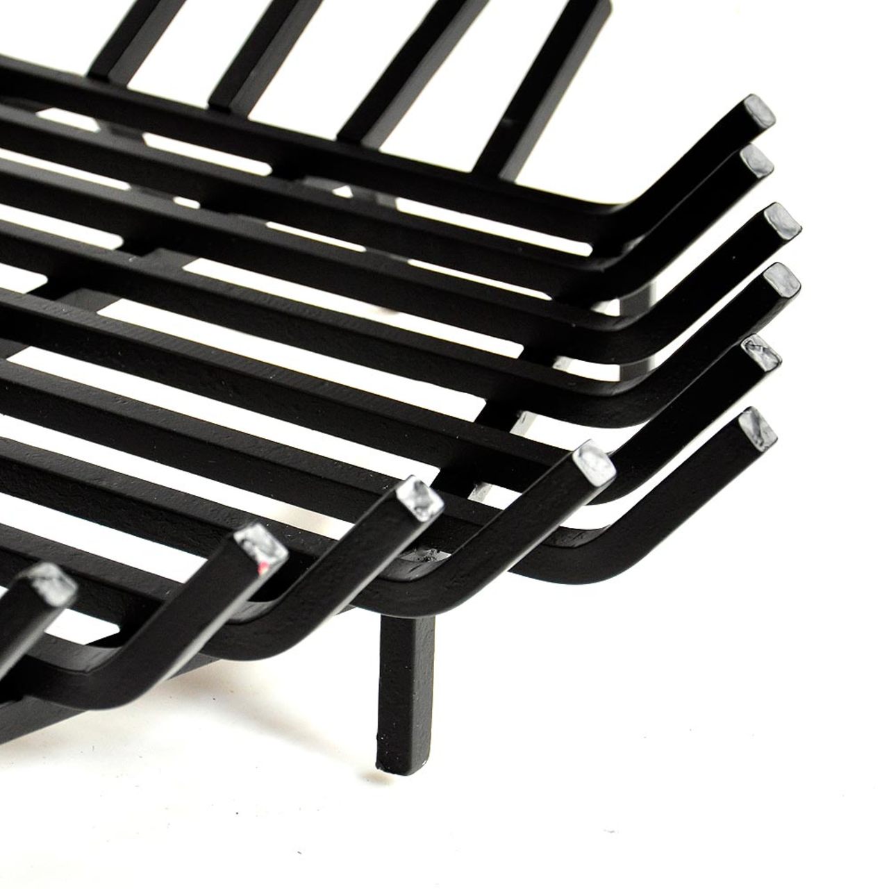 27" Hex Shape Steel Fireplace Grate
