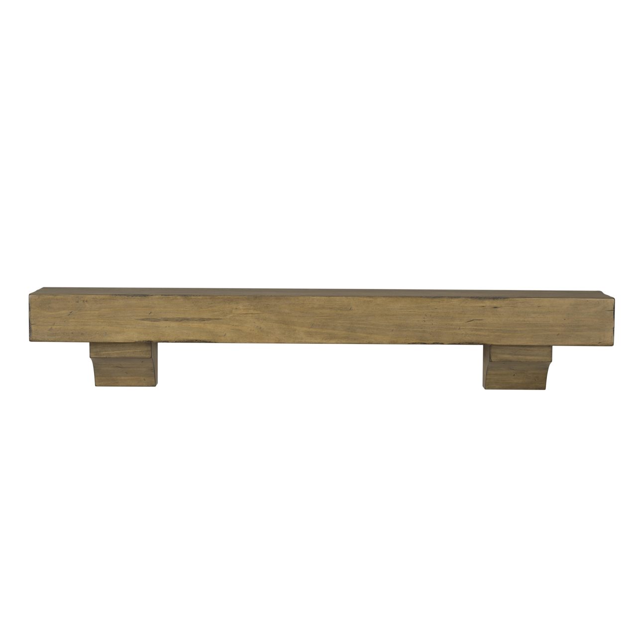 60" Shenandoah Fireplace Shelf by Pearl Mantels - Dune Distressed Finish