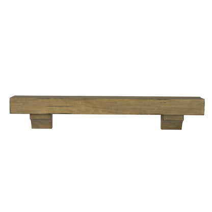 60" Shenandoah Fireplace Shelf by Pearl Mantels - Dune Distressed Finish
