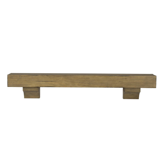 60" Shenandoah Fireplace Shelf by Pearl Mantels - Dune Distressed Finish