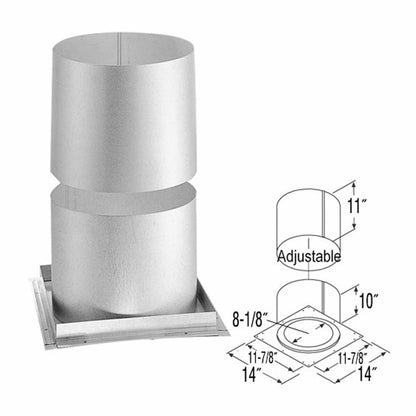 6" DuraTech Firestop Radiation Shield - 6DT-FRS