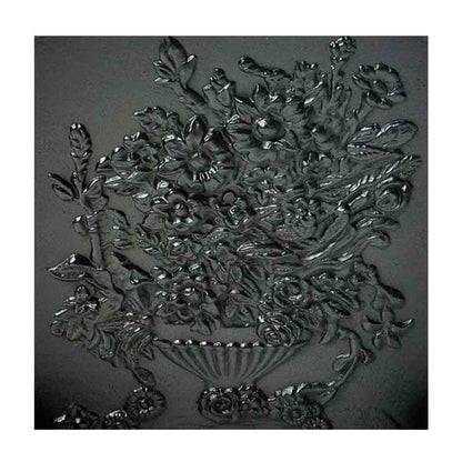 Bouquet Cast Iron Fireback - 20 " H x 17" W