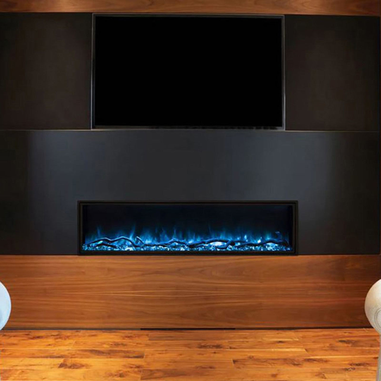 Modern Flames Landscape Pro Slim 68" Single-Sided Built-In Electric Fireplace - LPS-6816
