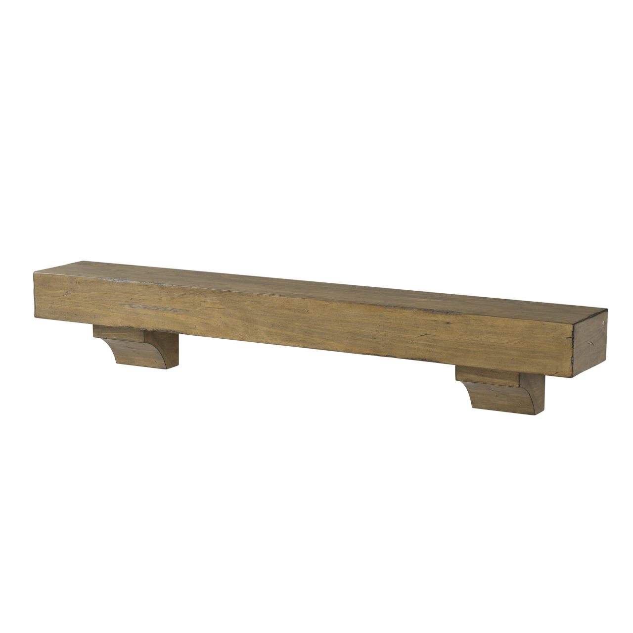 60" Shenandoah Fireplace Shelf by Pearl Mantels - Dune Distressed Finish