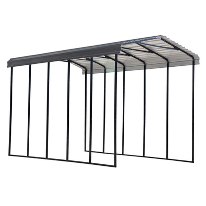 Arrow 14' x 24' x 14' Carport - Charcoal