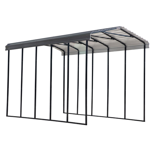 Arrow 14' x 24' x 14' Carport - Charcoal