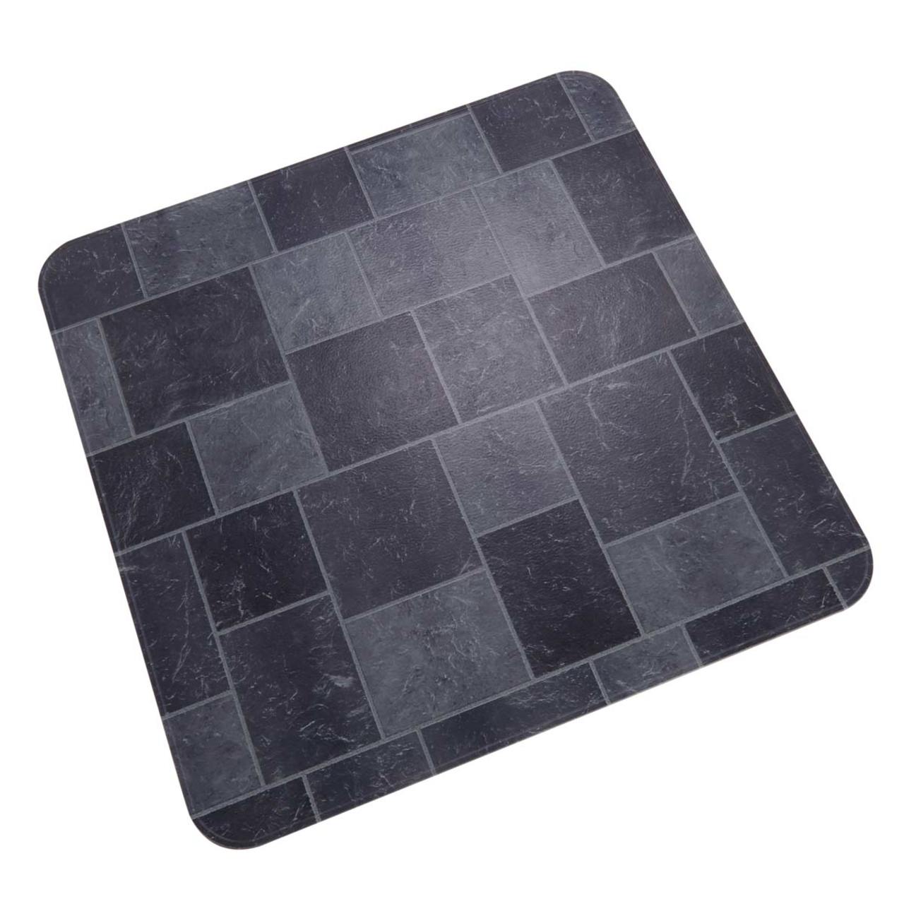 36" X 36" UL 1618 Gray Slate Stoveboard