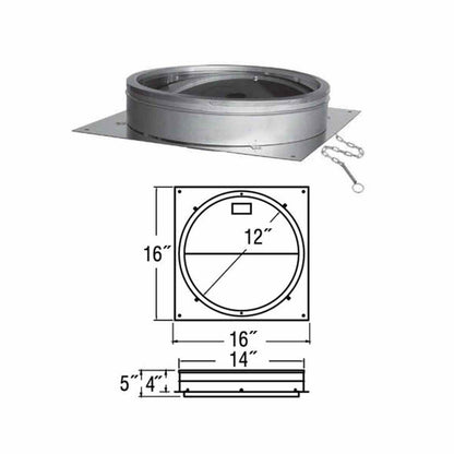 12 DuraTech Anchor Plate with Damper - 12DT-APD