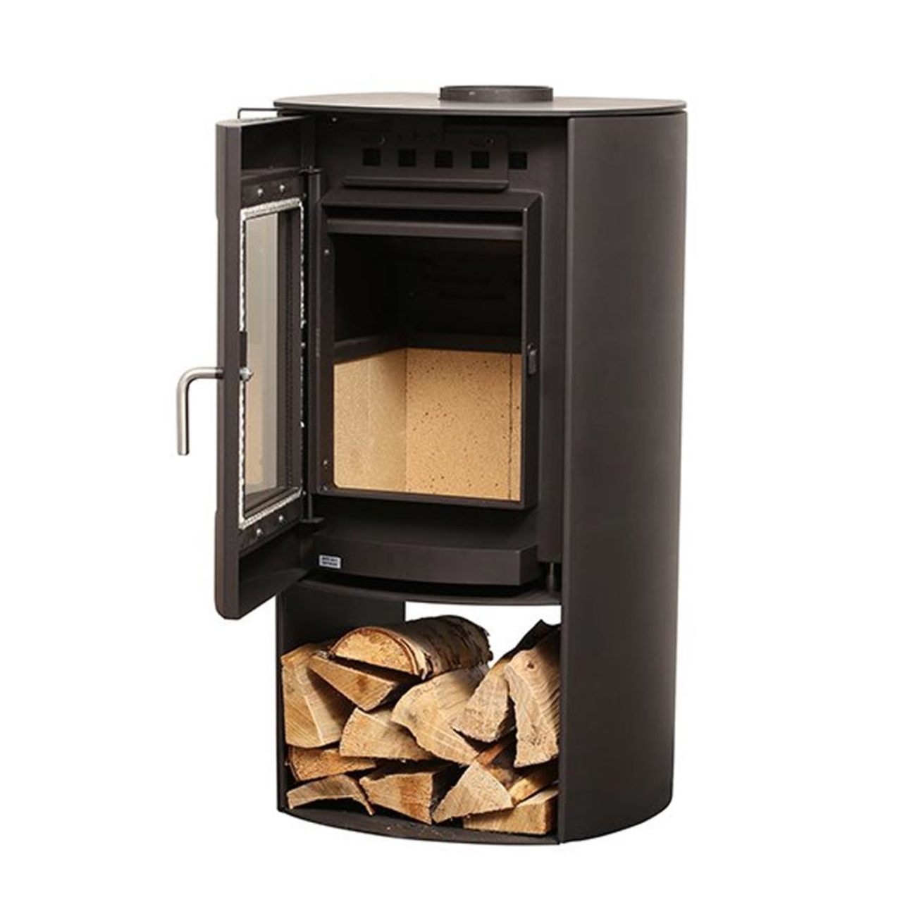 Nectre 65,000 BTU Black Wood Stove - N65