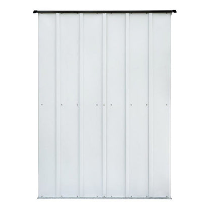 Spacemaker 4 x 3 Patio Shed - Flute Gray and Anthracite