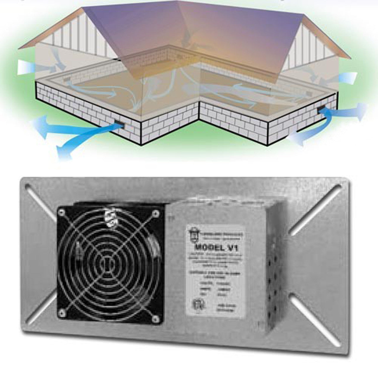 Tjernlund Crawl Space Ventilator - V1