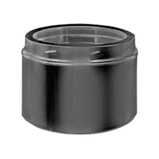 7'' x 6'' DuraTech Black Chimney Pipe - 7DT-06B