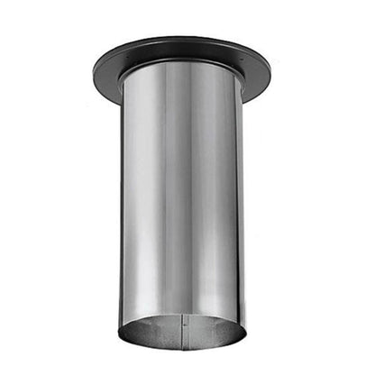 6" DuraBlack Stainless Steel Slip Connector - 6DBK-SCSS