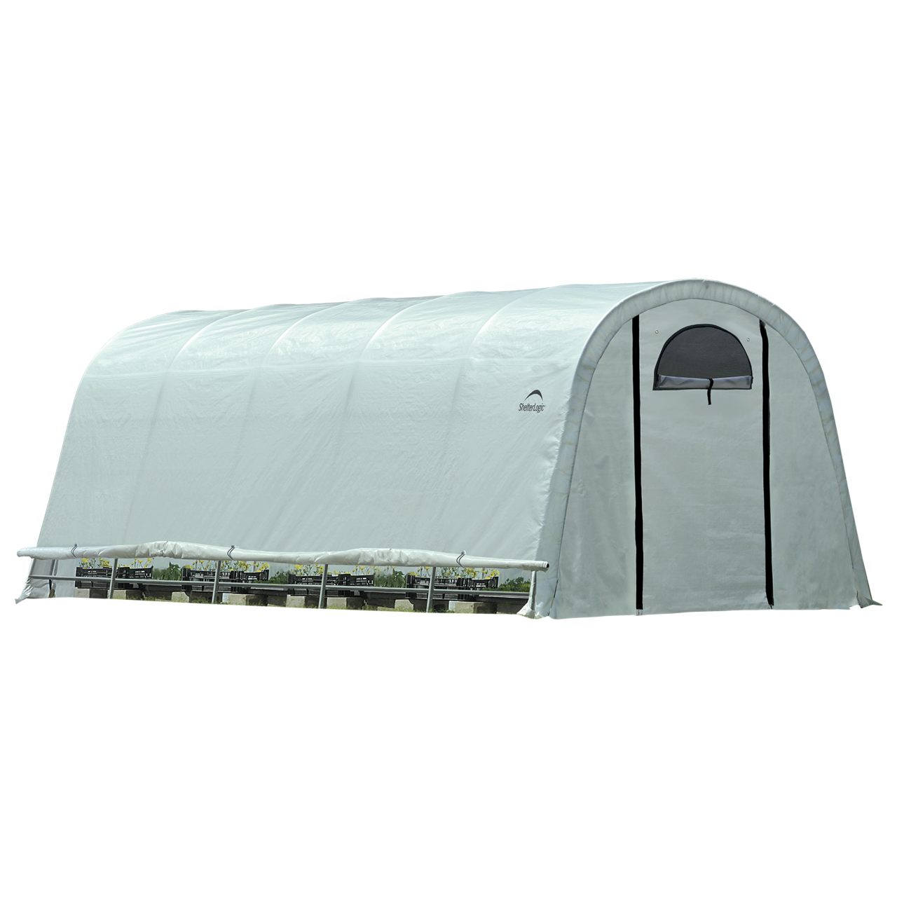 GrowIT 12' x 20' Heavy Duty Round Greenhouse - Clear Cover