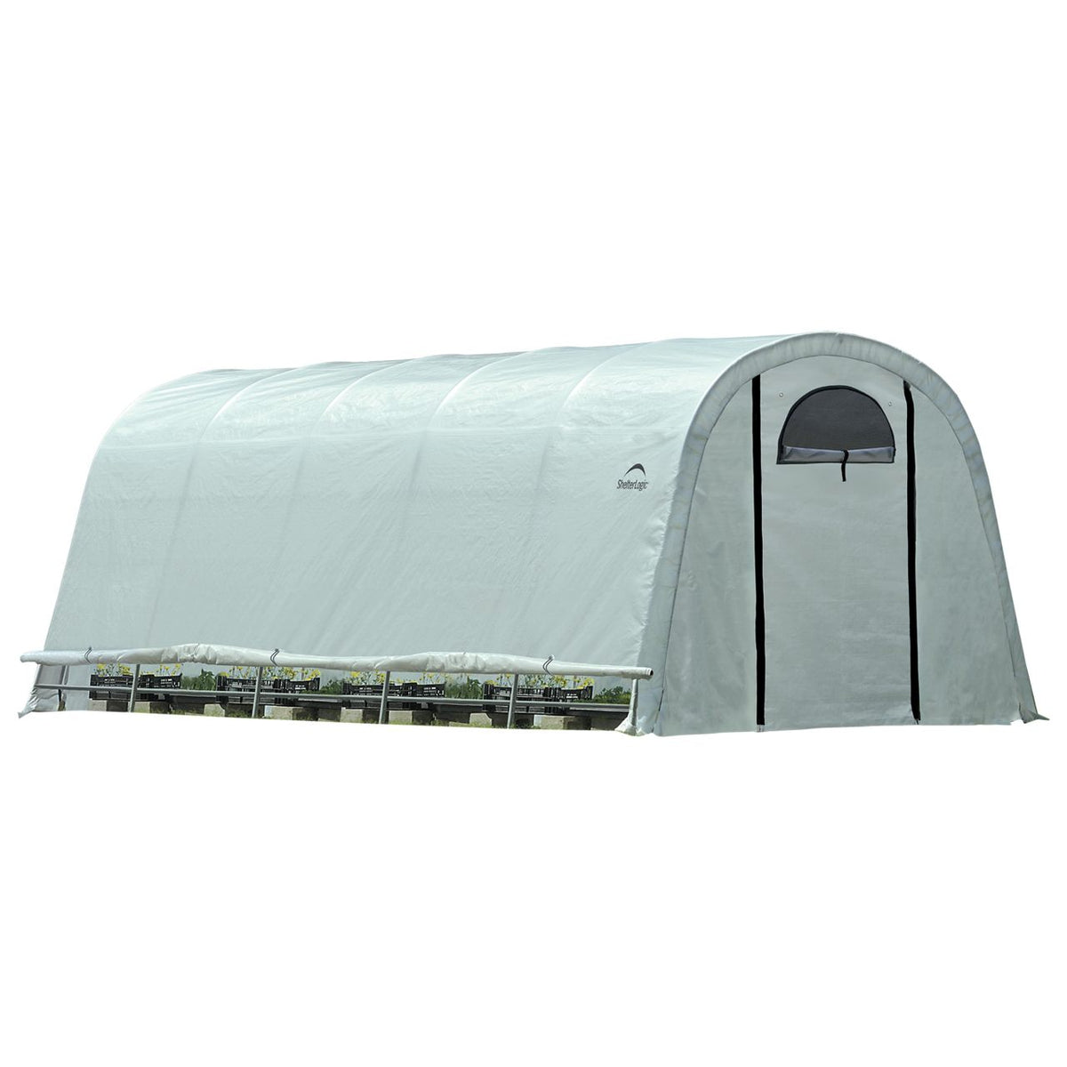 GrowIT 12' x 20' Heavy Duty Round Greenhouse - Clear Cover