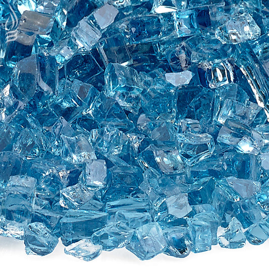 1/4" Pacific Blue Fireglass-10lb