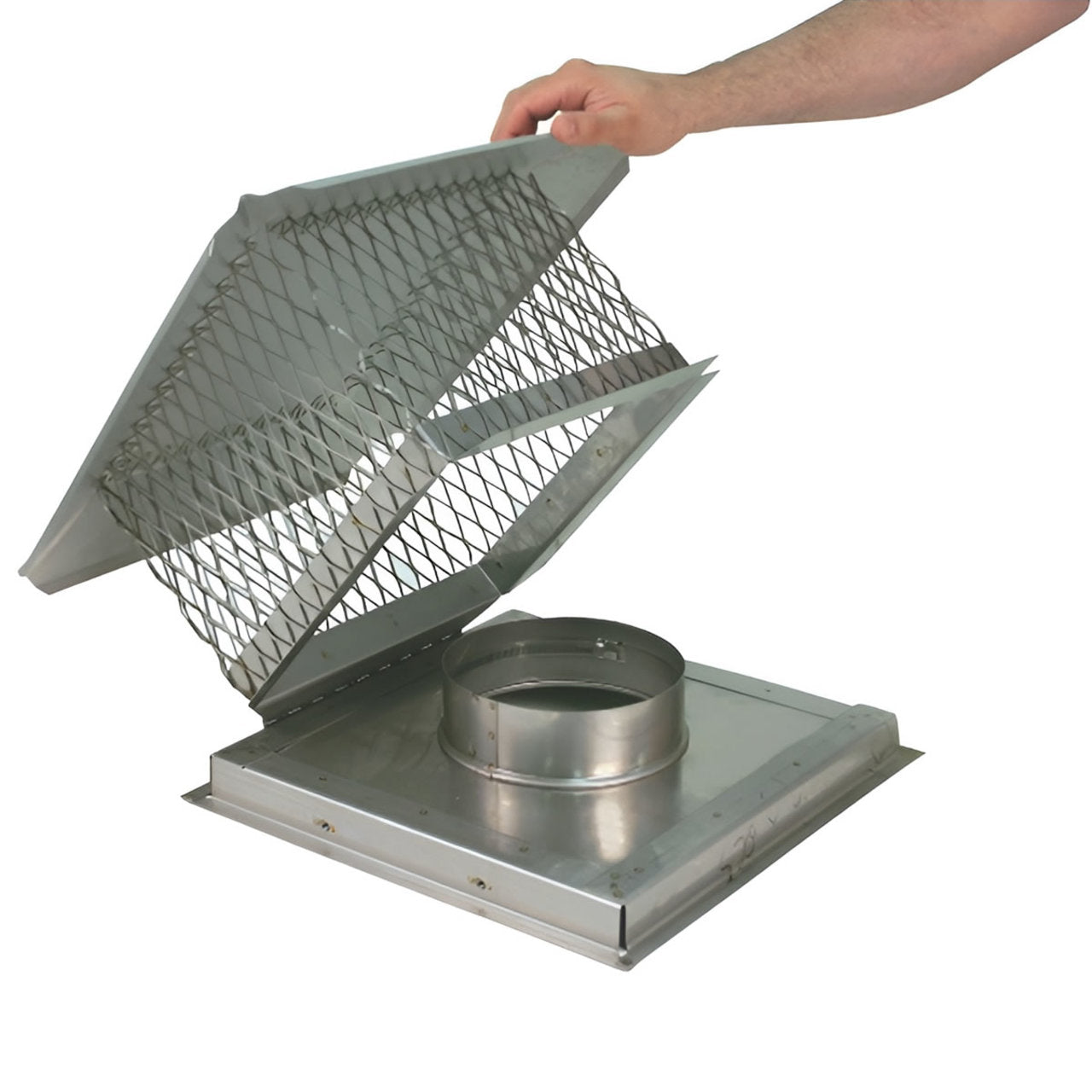 5.5" Forever Flex 316Ti Stainless Steel Light Flex/Hybrid Deluxe 13" x 13" TerraCotta Flat Top Plate - CDTTM5.5-1313