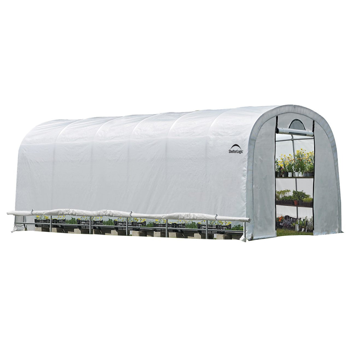 GrowIT 12' x 24' Heavy Duty Round Greenhouse