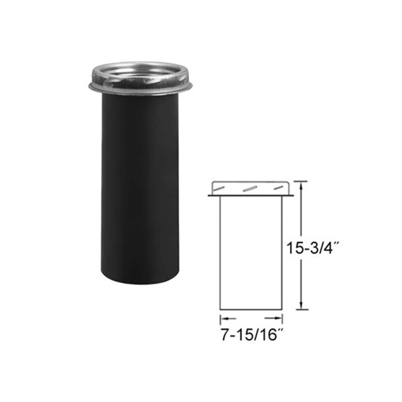 8" Selkirk Dripless Smoke Pipe Adapter - 208240