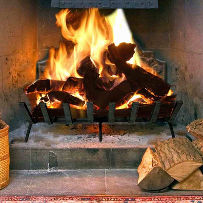 28" Deep Forest Lifetime Fireplace Grate - Extra Heavy-Duty