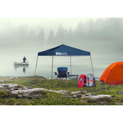 Solo Steel 50 9' x 9' Slant Leg Canopy - Midnight Blue