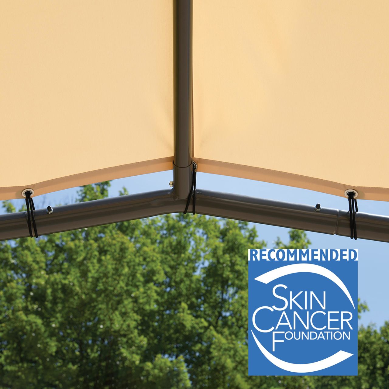 Pacifica 10' x 10' Gazebo Canopy - Marzipan Tan
