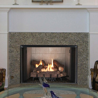 Superior 42" VRT2500 Series Vent-Free Clean Face Fireplace - White Stacked Liner