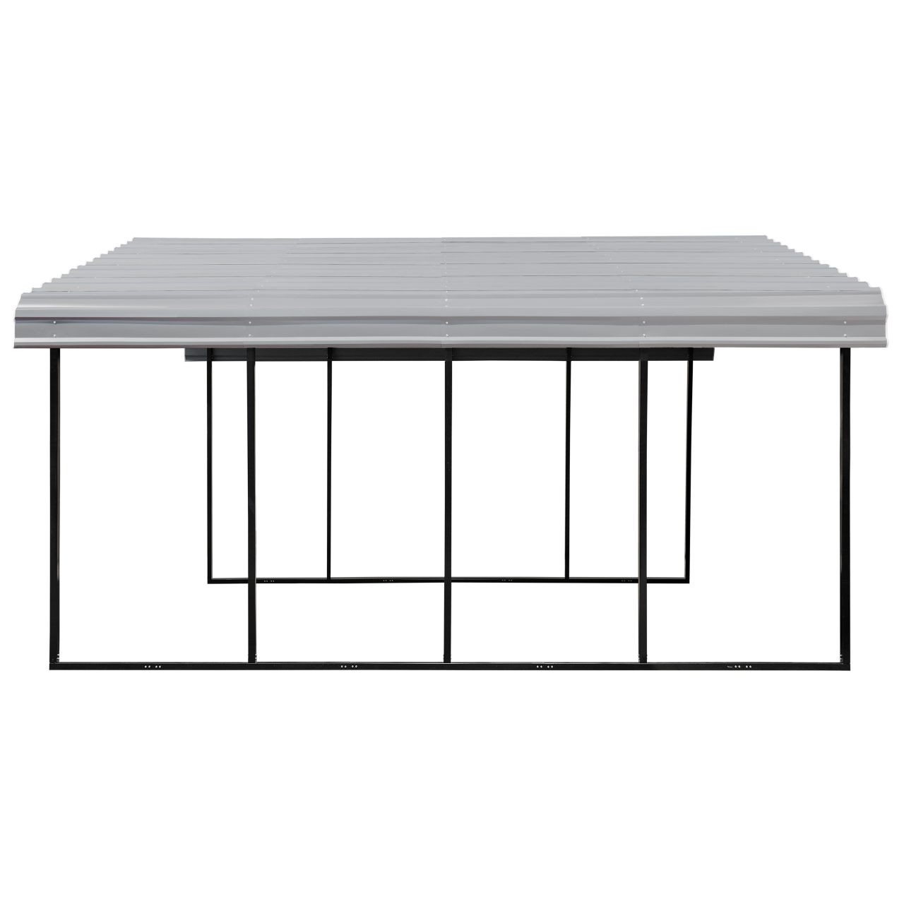 Arrow 20' x 20' x 9' Carport - Eggshell