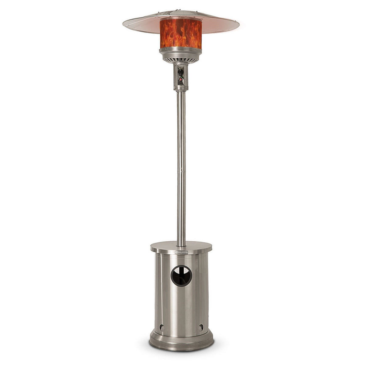 Fire Sense Stainless Steel Patio Heater with LED Table - 65046