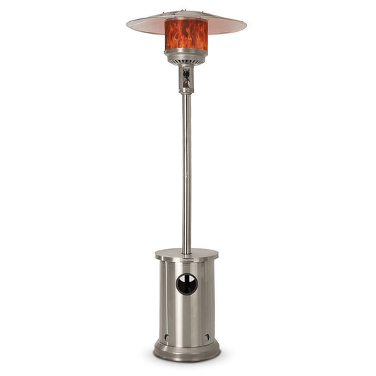 Fire Sense Stainless Steel Patio Heater with LED Table - 65046