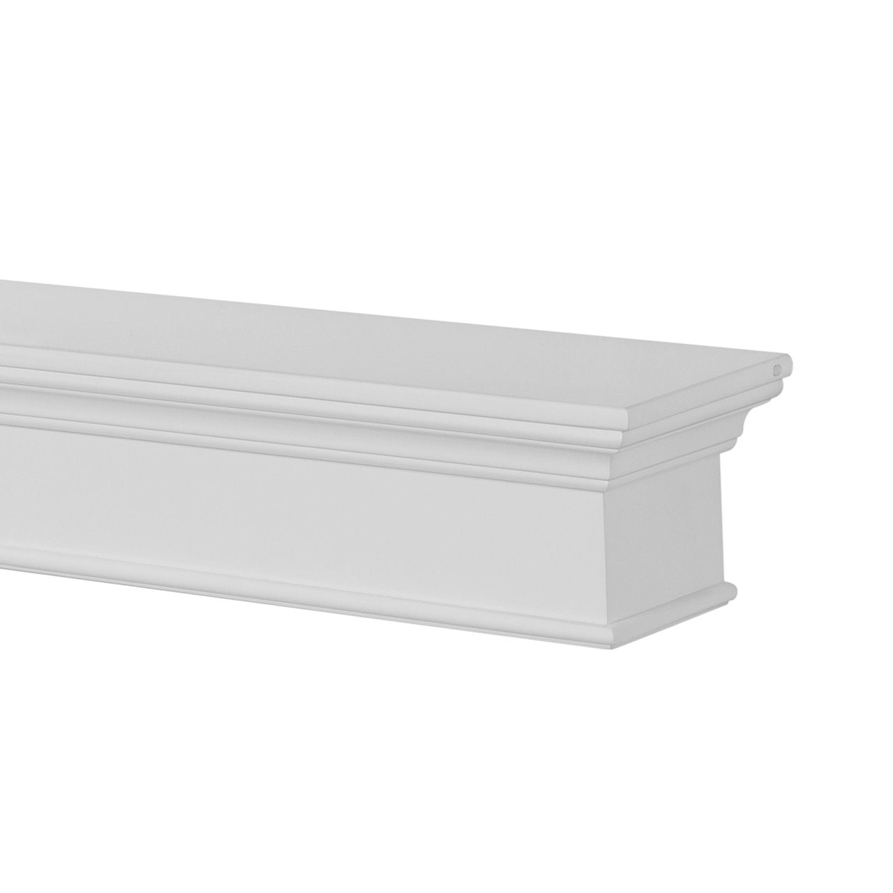 48" Henry MDF Fireplace Shelf by Pearl Mantels - White Paint Finish