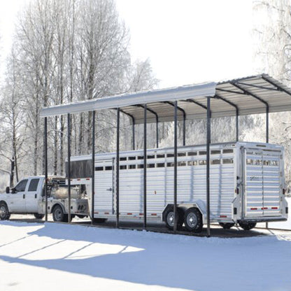 Arrow RV Carport 14 x 20 x 14 Ft. - Eggshell