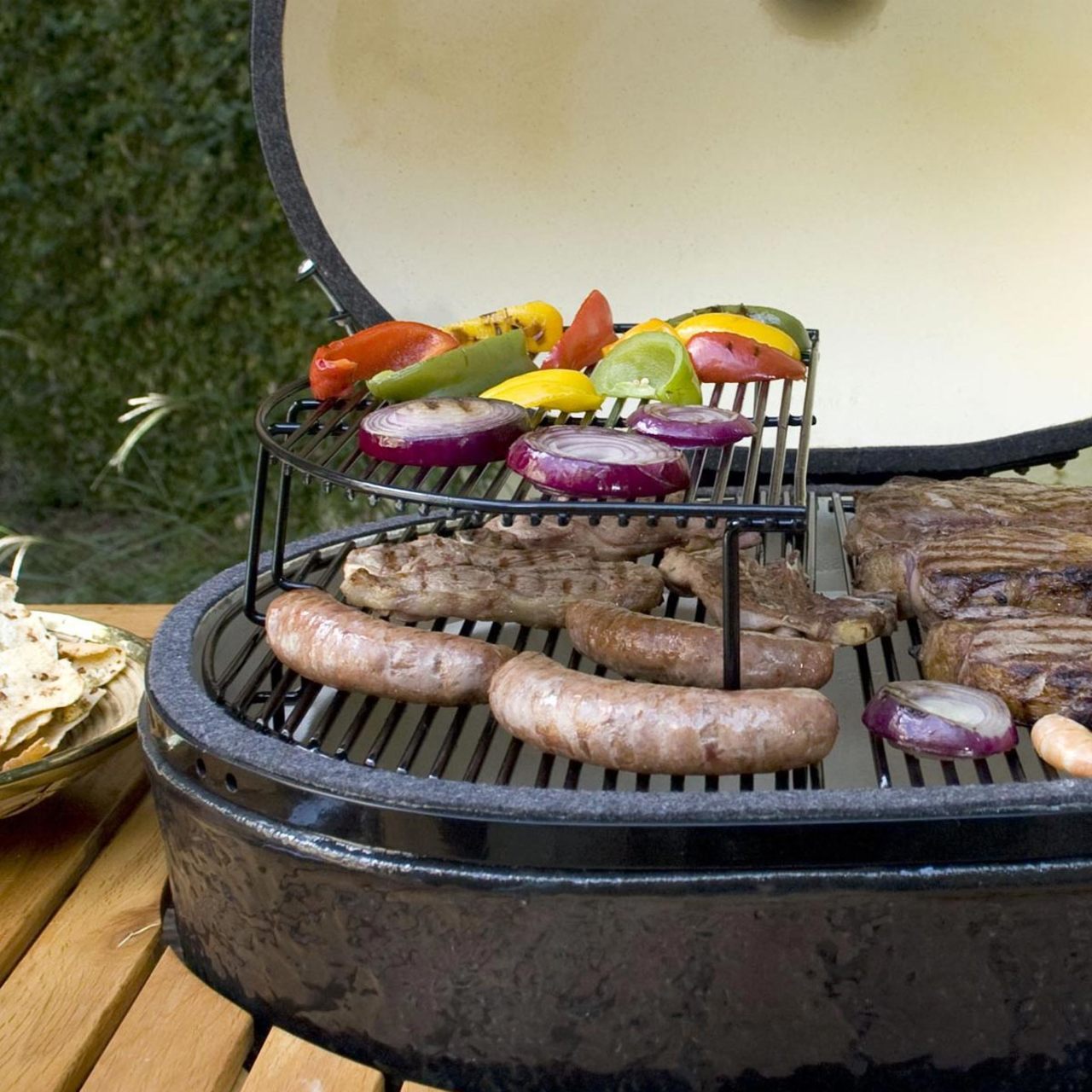 Extension Cooking Rack for Oval LG 300 Primo Grills