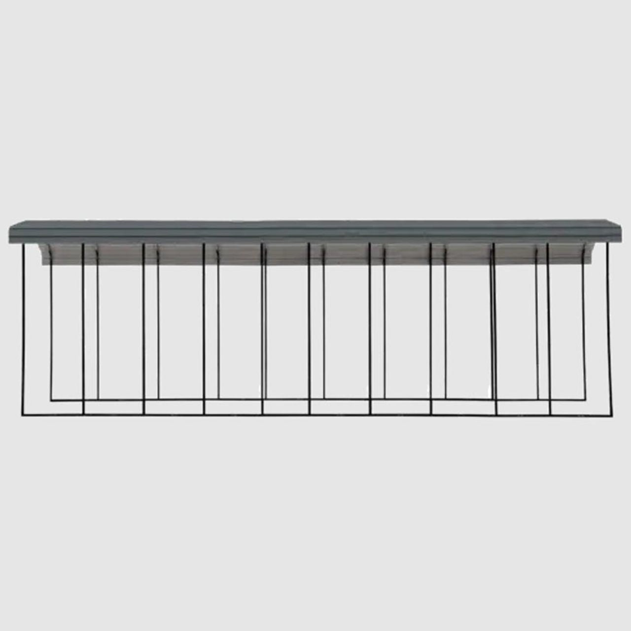 Arrow RV Carport 14 x 47 x 14 Ft. - Charcoal
