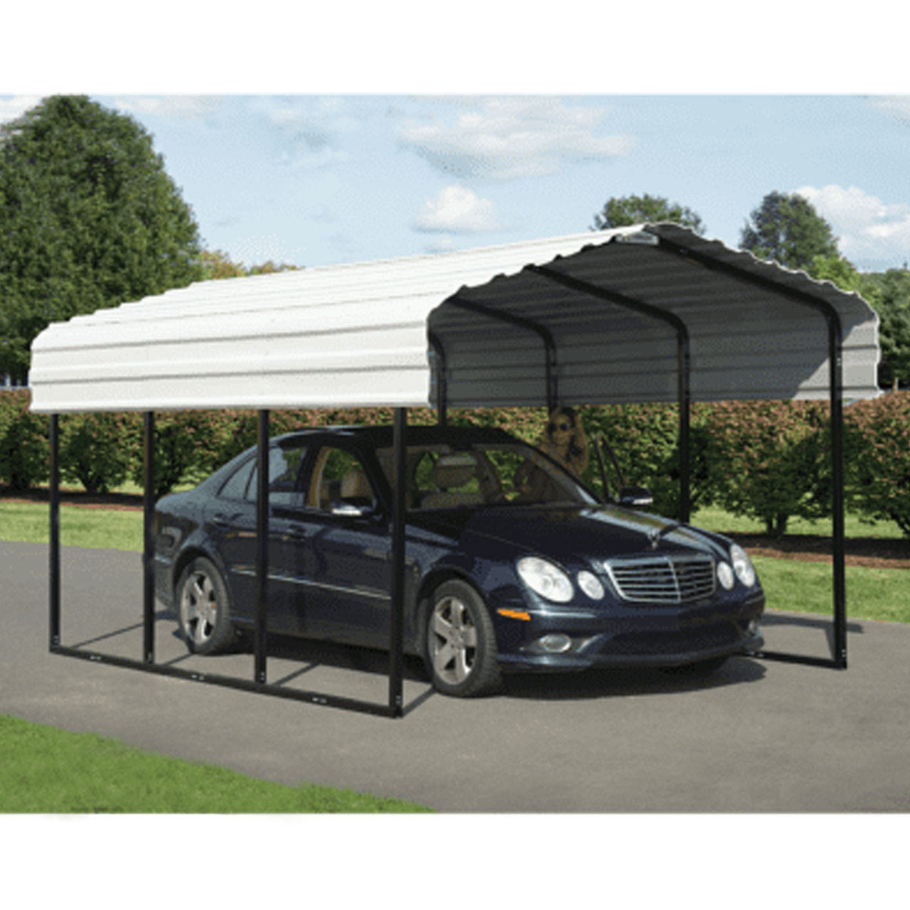 Arrow Carport 10' x 20' x 7 Ft. - Eggshell