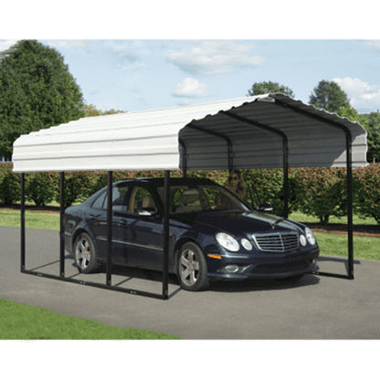 Arrow Carport 10 x 20 x 7 Ft. - Eggshell