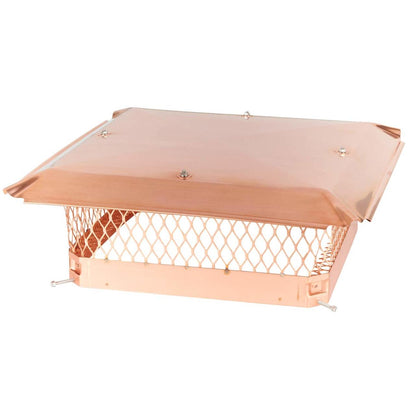 18" x 18" Copper Single Flue Chimney Cap