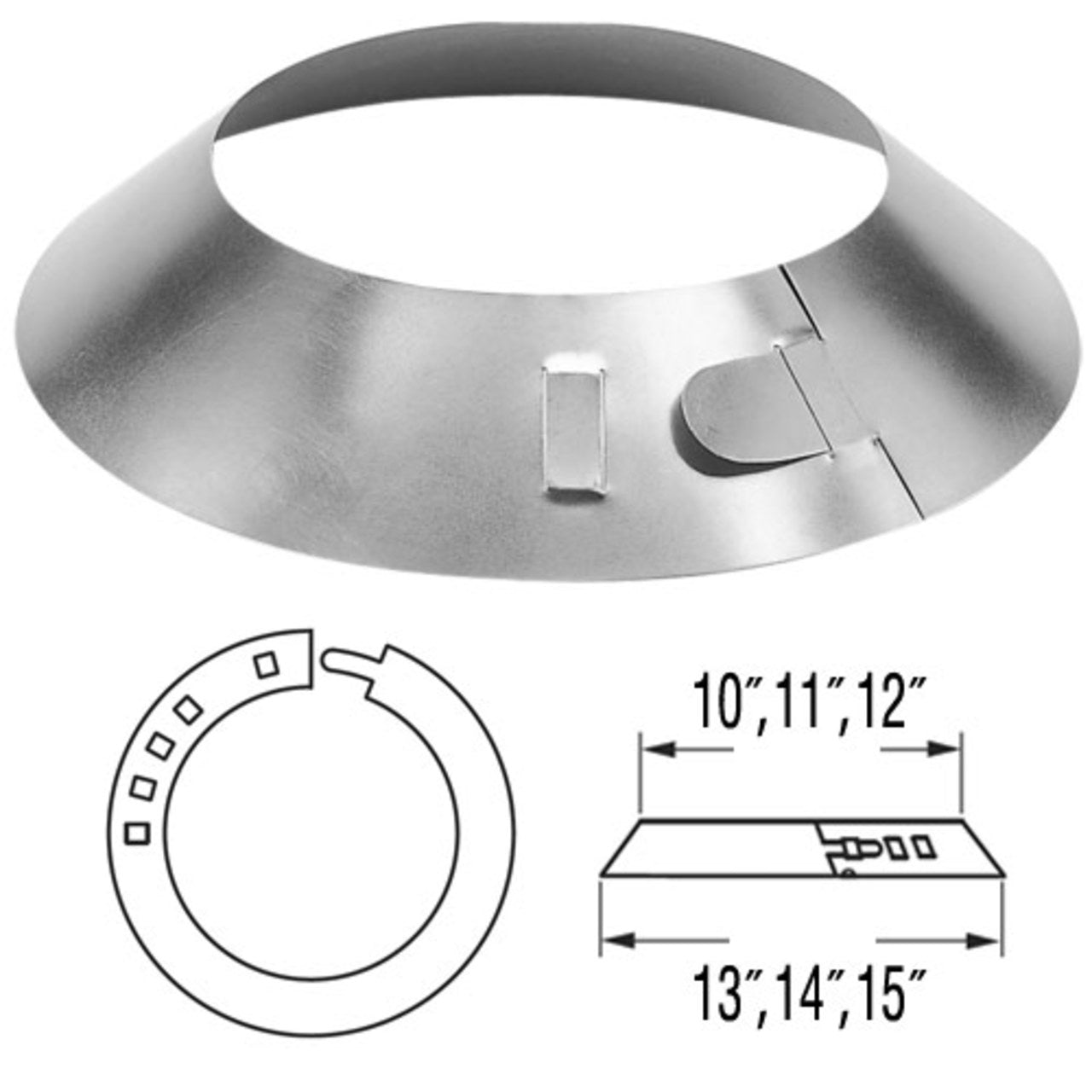 7'' DuraPlus Round Ceiling Support Kit - DP710-KIT