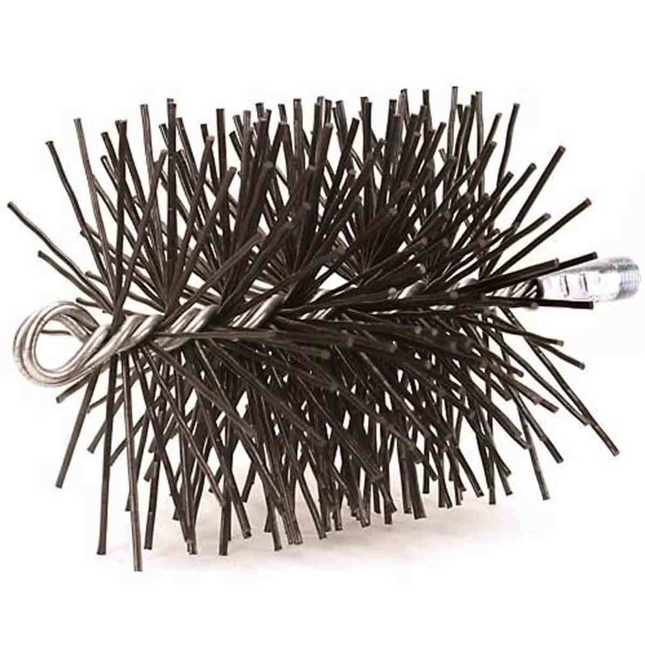 12" Round Heavy-Duty (Poly) Chimney Brush 3/8" NPT