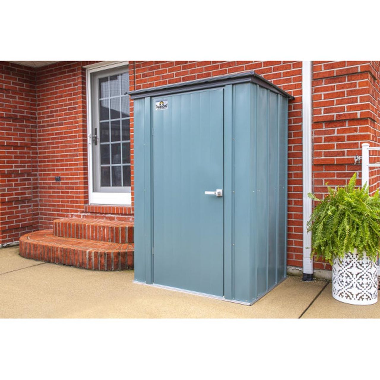 Spacemaker 4' x 3' Patio Shed - Juniper Berry